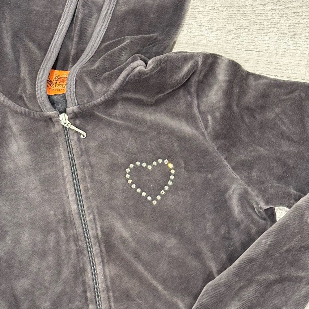 Juicy Couture Gray Velour Tracksuit - Picture 2 of 3
